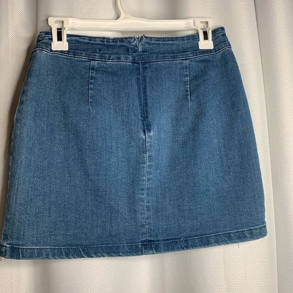 FOREVER 21 Lace up mini denim skirt - Picture 7 of 8